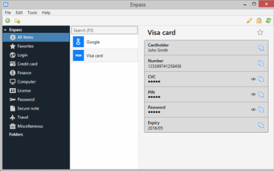 Screenshot of the application Enpass Password Manager - #2