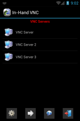Screenshot of the application In-Hand VNC Demo - #6