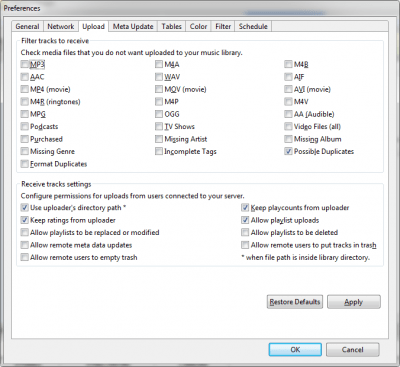 Screenshot of the application SuperSync - #2