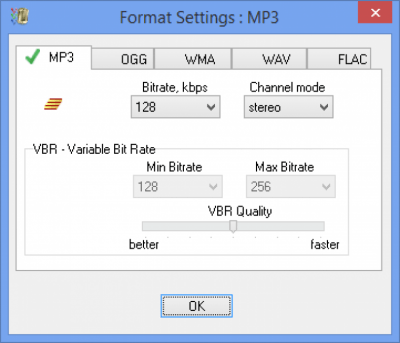 Screenshot of the application AD Stream Recorder - #2
