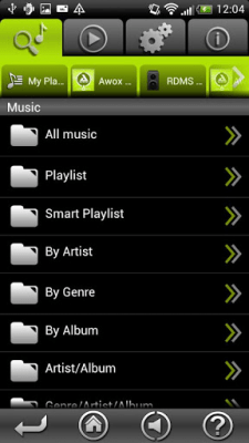 Screenshot of the application AwoX Striim CONTROL - #3