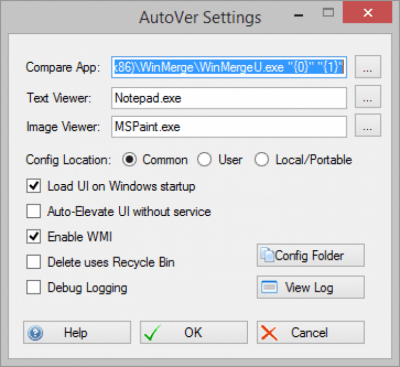 Screenshot of the application AutoVer - #6