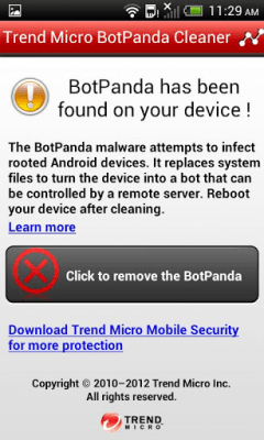 Screenshot of the application BotPanda Cleaner - #3