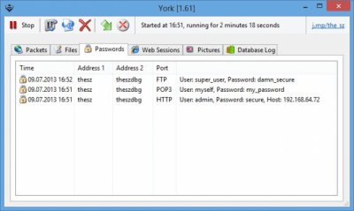 Screenshot of the application York - #2