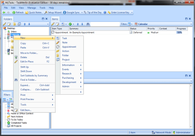 Screenshot of the application TaskMerlin - #2