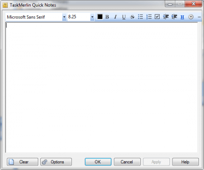 Screenshot of the application TaskMerlin - #6