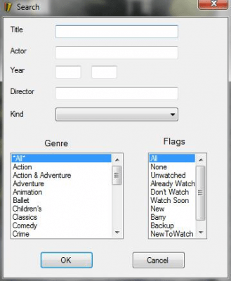 Screenshot of the application Movie Library - #2