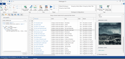 Screenshot of the application Metatogger - #2