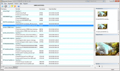 Screenshot of the application Duplicate Checker - #2
