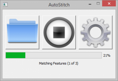 Screenshot of the application AutoStitch - #4