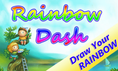 Screenshot of the application Rainbow 3 in a Row - #2