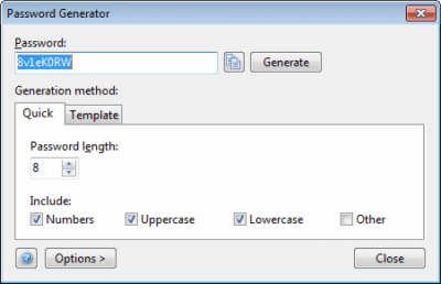 Screenshot of the application Password Agent - #2