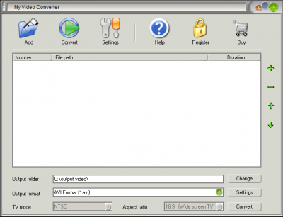 Screenshot of the application My Video Converter - #2
