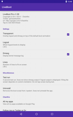 Screenshot of the application [root] LiveBoot - #2