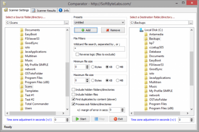 Screenshot of the application ComparatorPro - #2