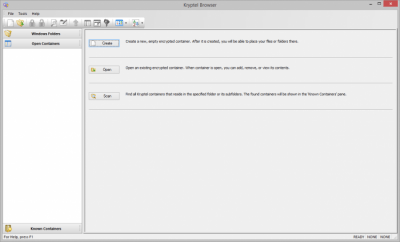 Screenshot of the application Kryptel - #2