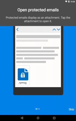 Screenshot of the application Azure Information Protection - #3