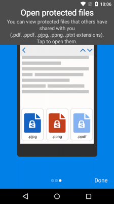 Screenshot of the application Azure Information Protection - #5