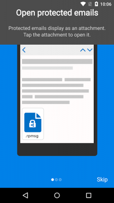 Screenshot of the application Azure Information Protection - #7