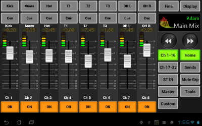 Screenshot of the application AirFader Mobile - #6