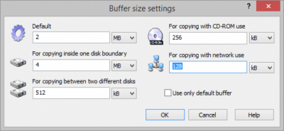 Screenshot of the application Copy Handler - #2