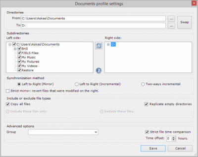 Screenshot of the application Create Synchronicity - #2