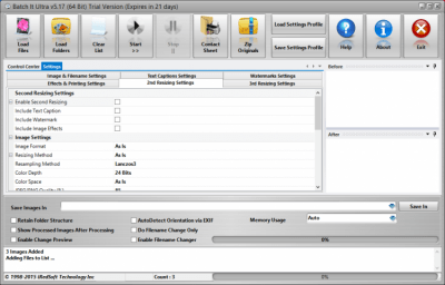 Screenshot of the application Batch It - #2