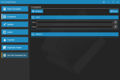 Screenshot of the application File Essentials Portable - #2