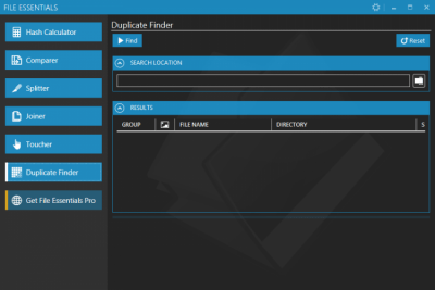 Screenshot of the application File Essentials Portable - #4