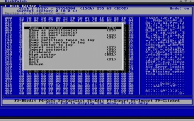 Screenshot of the application DiskPatch - #3