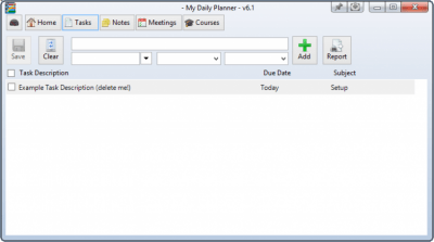 Screenshot of the application My Daily Planner - #2