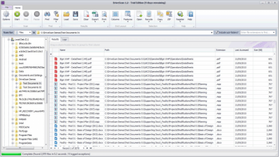 Screenshot of the application DriveScan - #3