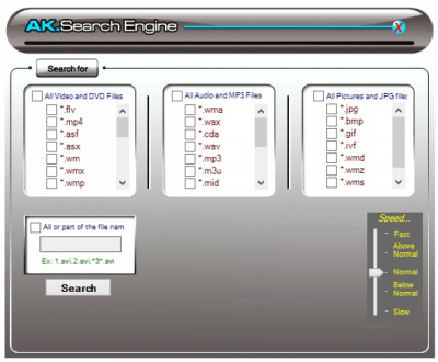 Screenshot of the application AK-Player - #3
