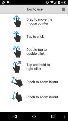 Screenshot of the application RMS Remote Access - #3