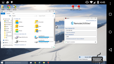 Screenshot of the application RMS Remote Access - #6