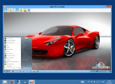 Screenshot of the application AeroAdmin Free - #2