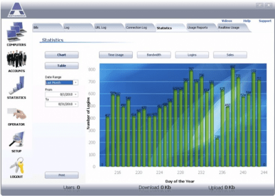 Screenshot of the application Antamedia Hotspot - #2
