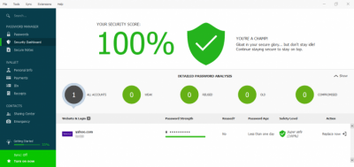 Screenshot of the application Dashlane Password Manager - #2