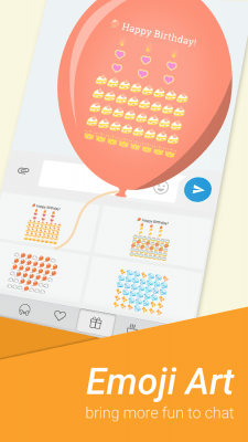 Screenshot of the application TouchPal Emoji Keyboard-Stock - #2
