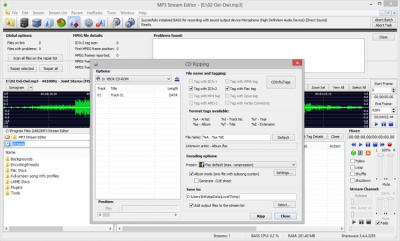 Screenshot of the application MP3 Stream Editor - #6