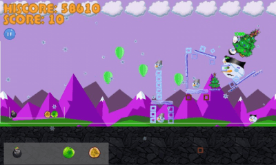 Screenshot of the application Angry snowman - #2