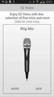 Screenshot of the application EZ Voice - #2