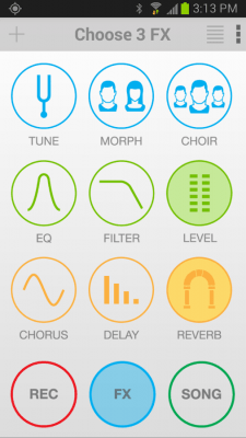 Screenshot of the application EZ Voice - #4