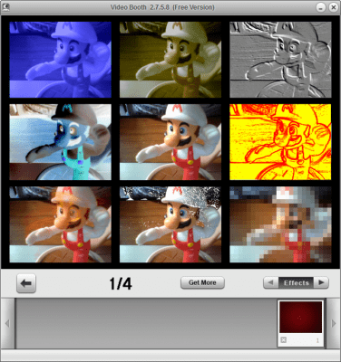 Screenshot of the application Video Booth - #2