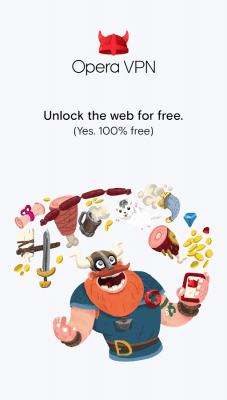 Screenshot of the application Opera Free VPN - #6