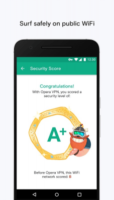Screenshot of the application Opera Free VPN - #8