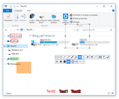 Screenshot of the application Snipaste - #3