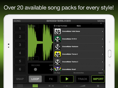 Screenshot of the application GrooveMaker 2 Free - #9