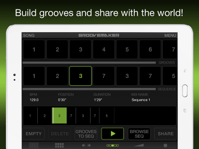 Screenshot of the application GrooveMaker 2 Free - #10