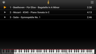 Screenshot of the application iGrand Piano Free - #5
